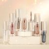 DE'LANCI Sexy Bronze Eye Shadow Glitter Liquid,Länger anhaltender Glitter-Lidschatten, der nicht abfällt, wasserdicht und schweißfest, flüssiger Lidschatten, flüssiger Lidschatten für reife Haut