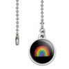 Graphics & More Distressed Rainbow Ceiling Fan and Light Pull Chain