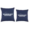 Vandelay Industries 90s Pop Culture Throw Pillow