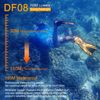 SecurityIng Scuba Diving Flashlight 1000Lm 150M Waterproof LED Professional Underwater Torch (9 Spotlight)