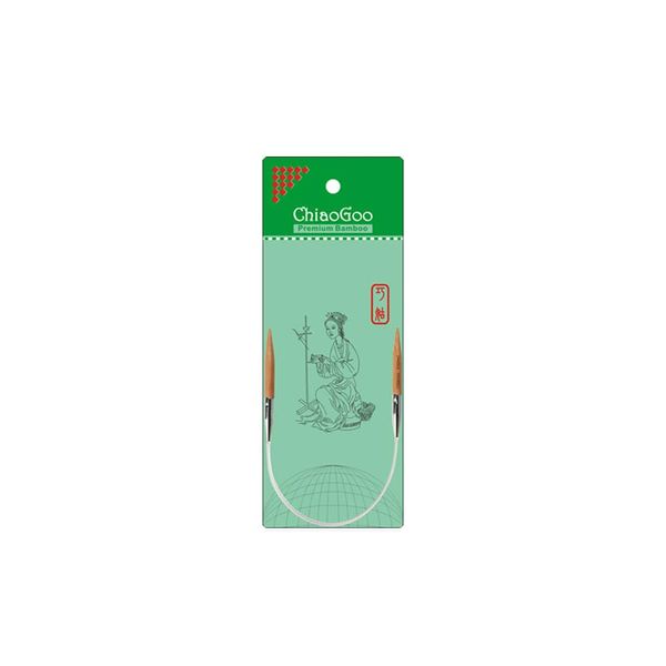ChiaoGoo Circular Needle Bamboo 23cm 2.50mm Patina - 1pc