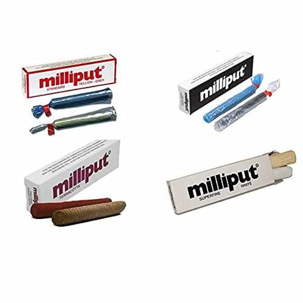 Milliput Black 113.4g Pack/Packs (1)