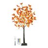 4FT 60LED Lighted Maple Tree - Fall Thanksgiving Decor Artificial Tree with 6...