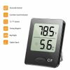 Thermometer Digital Room Indoor Hygrometer Temperature Humidity Meter Clock USA