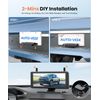 AUTO-VOX 7.2" 1080P DVR Solar Wireless Backup Camera System & 2 Channels Cameras