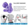Topwon Palm Shaped Massage Glove 360-degree-roller Metal Roller Ball Beauty Body Care,Cellulite Reduction (Purple)