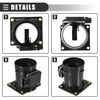 Motoforti Air Flow Sensor Meter, for Ford E-150 1999-2003, Plastic, Black