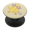 Groovy Easter Chick Bow Frohe Ostern 60er 70er PopSockets mit austauschbarem PopGrip
