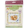 Happy Bee Quiet Time Counted Cross Stitch Kit, Multi-Color