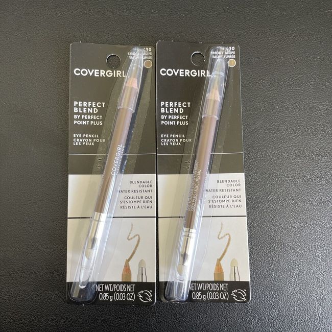 2x Covergirl Perfect Blend Point Plus Eyeliner  Pencil #130 Smoky Taupe