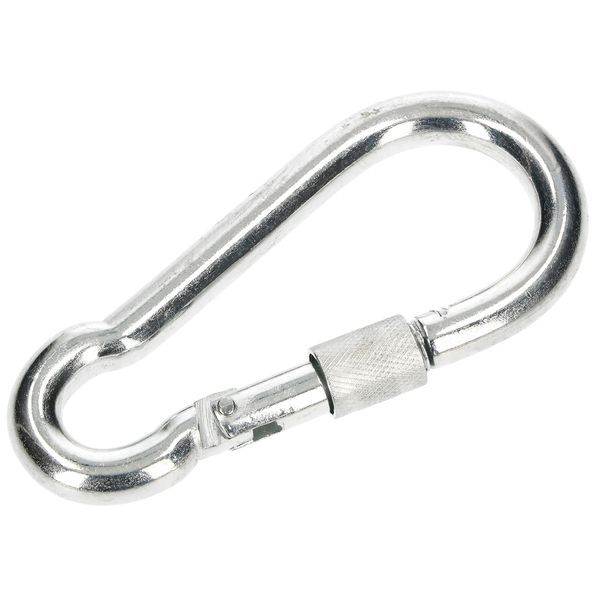 KOTARBAU® Feuerwehr Karabinerhaken mit Schraubverschluss für Seile 120x11mm Feuerwehrkarabiner Robust für Ketten