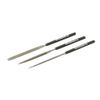 Tamiya Craft Tool Series No. 104 Basic File Set, Fine Double Cut, Tool for Plastic Models 74104