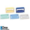 Dental Bur Dispensers - Assorted Color Plastic 5 pcs