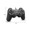 Cipon Wired Controller Compatible with PS-2 Console, Black Remote Controllers Gamepad with 1.8 m Cable