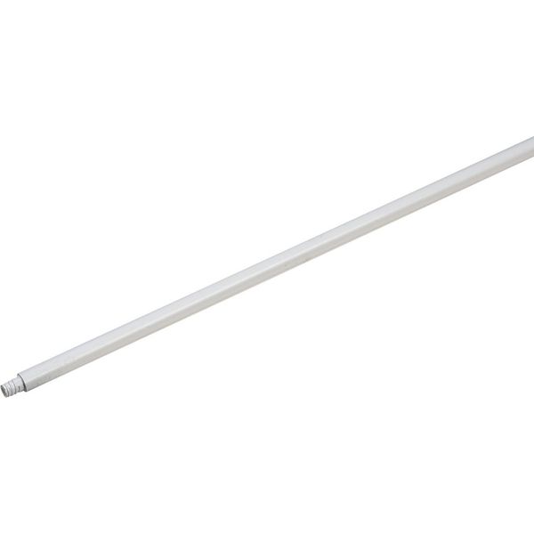 SPARTA 4023200 Plastic Mop Handle, Broom Handle, Replacement Handle With Threaded Tip For Cleaning, 60 Inches, White