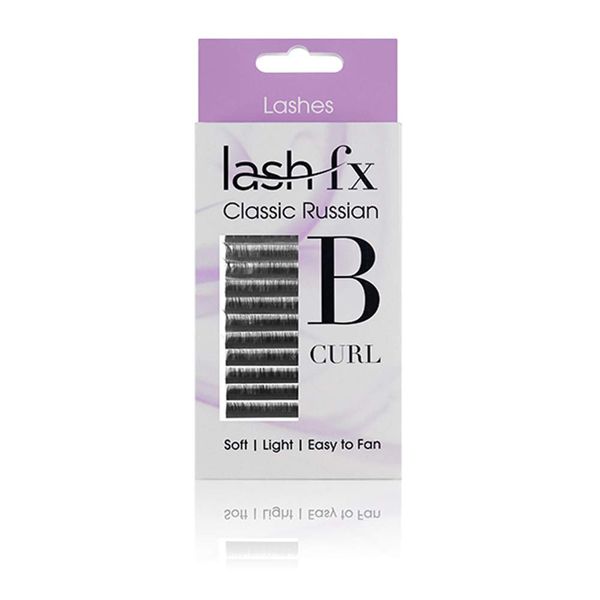 Lash FX B Curl Russian Volume Lash Extensions 0.07mm - 14mm Length