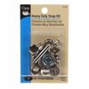 Heavy-Duty Snaps 5/8" 7/Pkg NICKEL PLATED BRASS