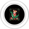 Christmas dog dinosaur PopSockets PopGrip for MagSafe