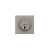 Lock Scout Deadbolt with SquareTrim, Keyed 1 Side, Satin Nickel Finish