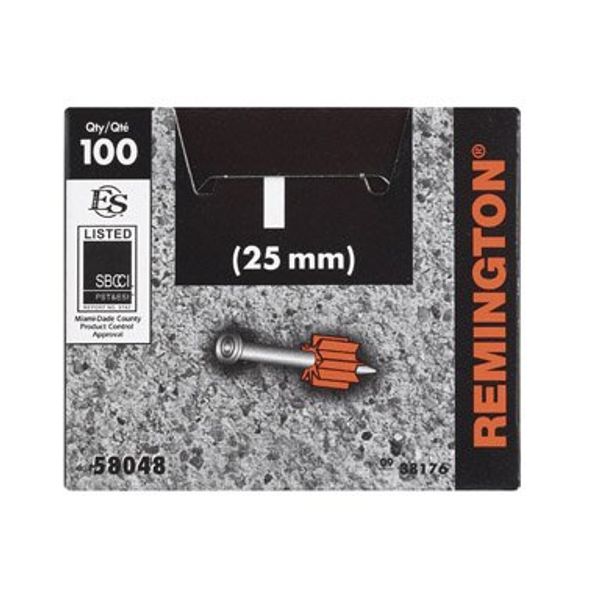 Itw 00759 1" Powder Fastener Plated Pin 1508 100 Count
