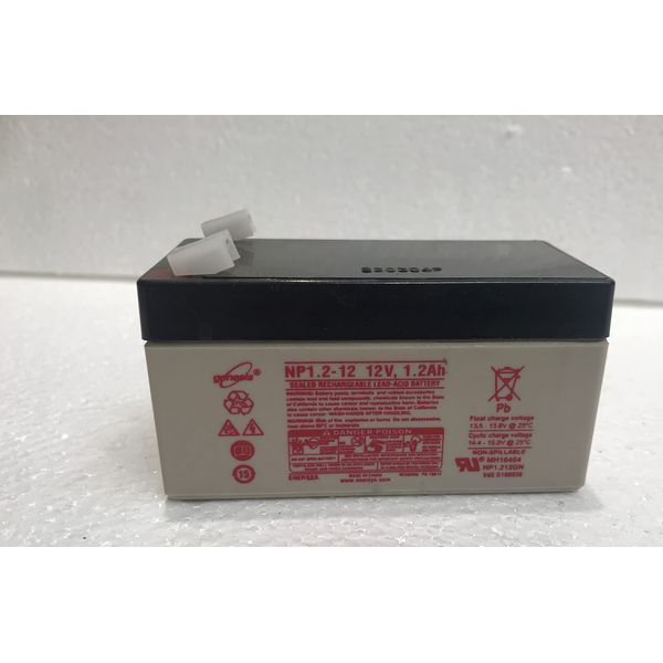 GENESIS-12V 1.2Ah Rechargeable Battery for Wired Alarm Control Panel BATT12V R/C