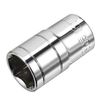 sourcing map 1/2-Inch Drive 16mm 6-Point Shallow Socket, Metric, Cr-V