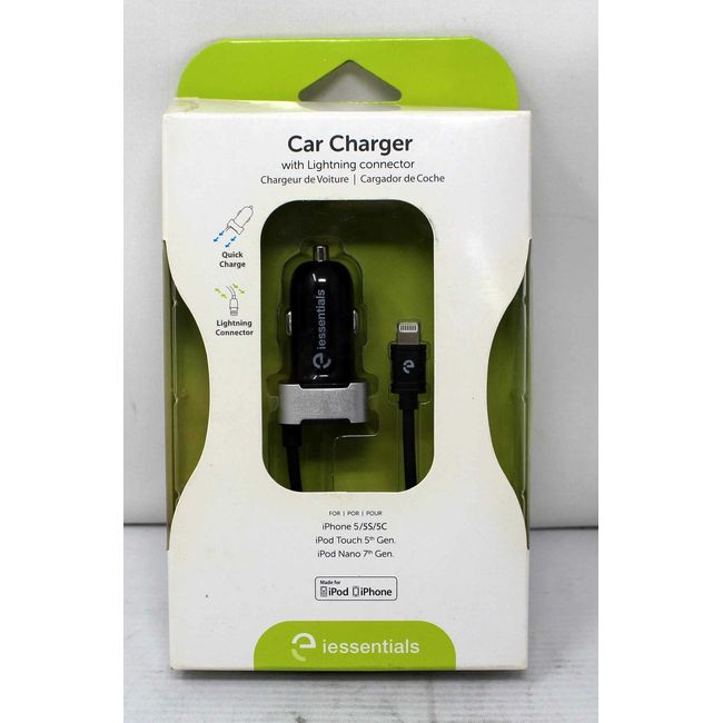 iEssential Car Charger with Lightning Connector