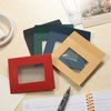 PATIKIL Full Face Window Envelopes 10 Pack 4'' Clear Double Sided for Mailing Statement Photos Catalogs, Brown