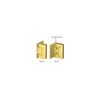 Adjustable Brass Wall Mount Offset Back Plate
