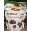 Organic Keto Coconut Clusters - 10 oz ( Dark Chocolate)