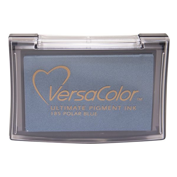 Tsukineko VC185 Versacolor Pigment Ink Pad - Polar Blue,4 x 4 cm