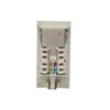 kenable CAT6A Patch Cable RJ45 SHIELDED Module Keystone with Name Plate [Cat6A RJ45 Socket]