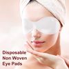 PAGOW 200 Sheets Disposable Non Woven Eye Care, Cotton Paper Facial Eye Pads Spa, DIY Clear Eye Mask Paper Beauty Sheets for Skincare Spa Wrap Moisture Retention