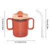 Generic Elderly Spill Proof Sippy Cup | 300mL Capacity | Beveled Design | Home & Travel Use