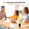Automatic Nut Milk Maker 50oz Soybean Milk Machine For Almond Oat  Soy White