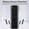 OSTENT Motion Sensor Remote Controller + Wired Nunchuck Combo Compatible for Nintendo Wii Console Color Black
