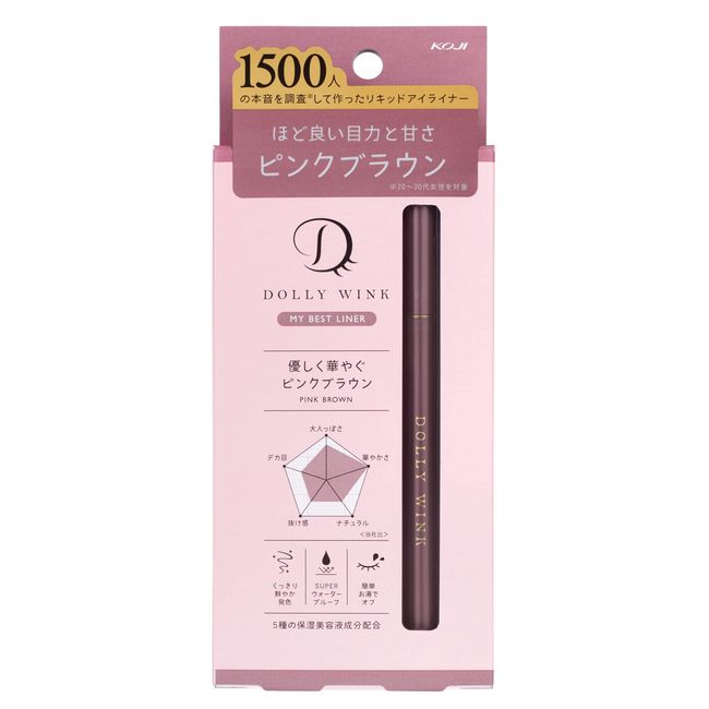 Cozy Dolly Wink My Best Liner Pink Brown