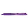 Pentel EnerGel X Retractable Roller Gel Pen, Violet, Medium (PENBL107V)