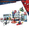 Spider-Man Lab 76175 Set of 8 Compatible Lego, Iron Man Showcase Base 6
