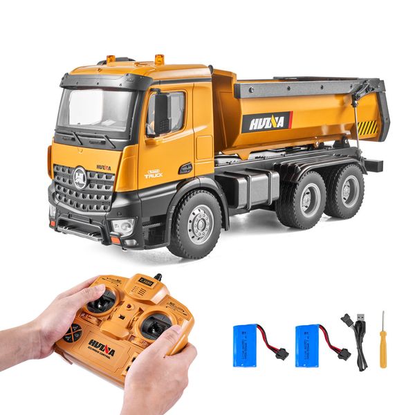 VEVOR RC Dump Truck Remote Control Toy Construction Vehicle Toy 10 CH 1:14 Scale