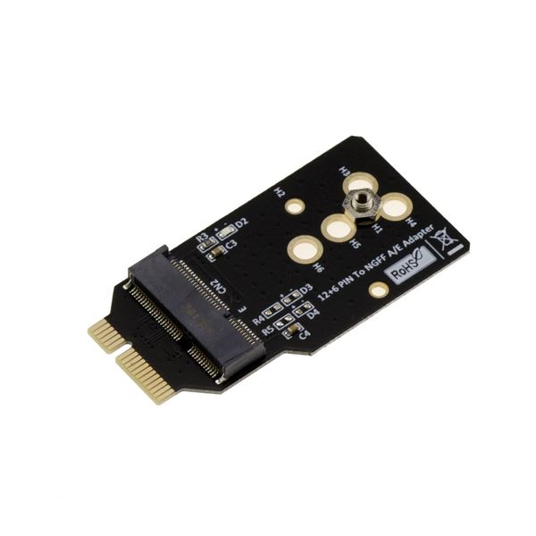 KALEA-INFORMATIQUE M2 E Key to 12+6 pin adapter for replacing BCM94360CS2 or BCM943224PCIEBT2 with an Intel AX200 AX201 AX210 WIFI card