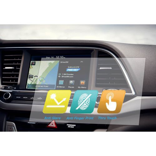 Universal Trimmable Screen Protector for All Mini Navigation (3-Pack), Anti-Glare and Anti Finger Print, 8 x 7 inches