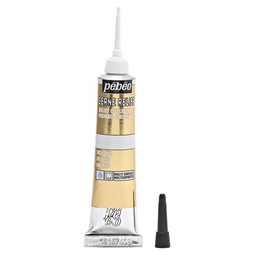 ペベオ (Pebeo) ヴィトラーユ アウトライナー20ml リッチゴールド773120