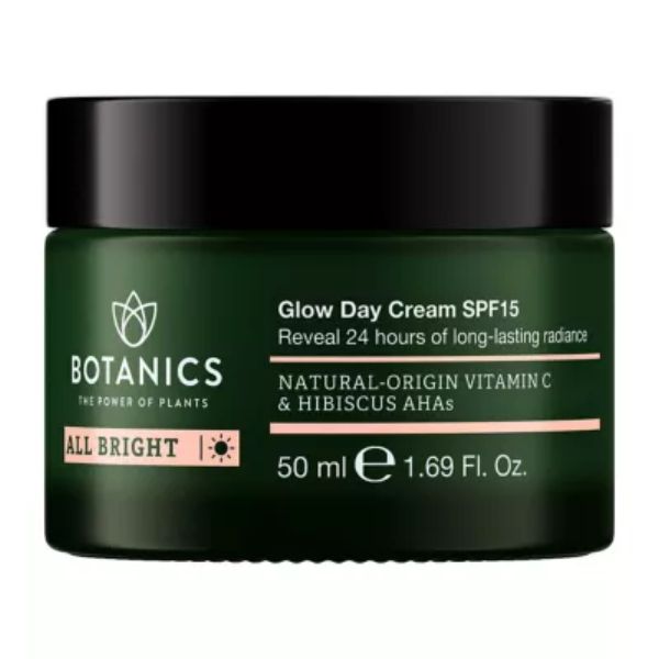 Botanics All Bright Glow Day Cream Moisturiser SPF15 50ml