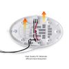 12V 6" LED Single Motion Sensor Pancake Light RV Boat Ceiling Down Light Fixture