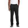 SPORT-TEK Open Bottom Sweatpant XL Black