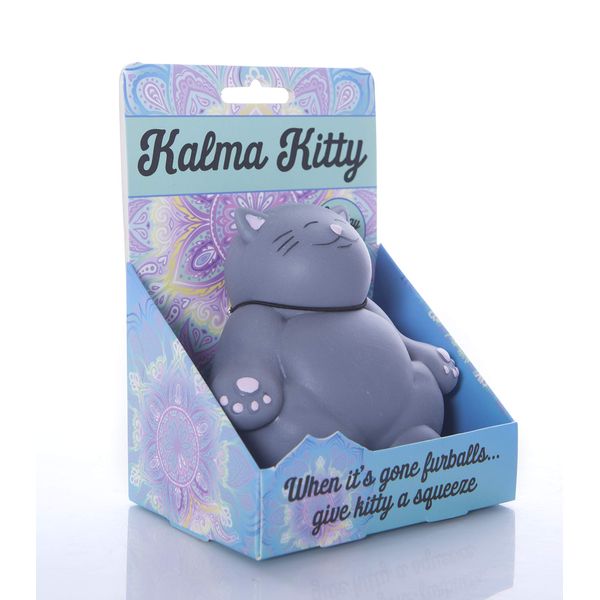 Boxer Gifts Kalma Kitty Stress Relief Toy | Unique Stress Balls for Adults & Teens - Squishy Fidget Toys for Anxiety - Cool Desk Accessories for Cat Lovers