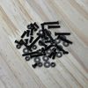 510 PCS M3 Black Phillips Countersunk Bolts and Nuts Set