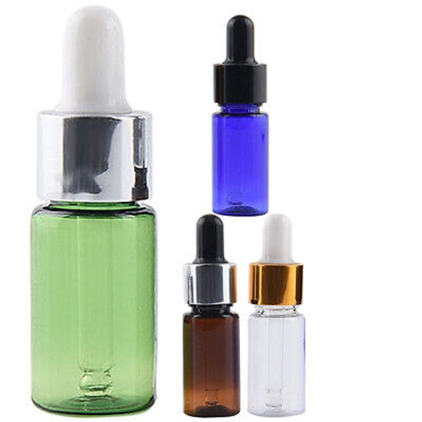 4 Pcs Hair Oil Dispenser Light-proof Dropper Bottles Essential Travel Perfume