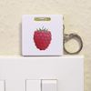 Azeeda 'Raspberry' Keyring Tape Measure/Spirit Level Tool (KM00016242)
